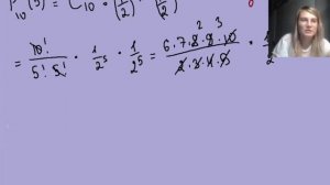 Симметричную монету бросают 10 раз. Во сколько раз вероятность события