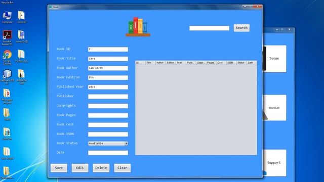 Library Management Java & MySQL смотреть онлайн