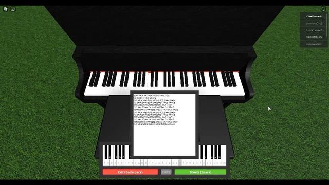 How to play UP Theme (Married Life) On ROBLOX Piano! смотреть онлайн