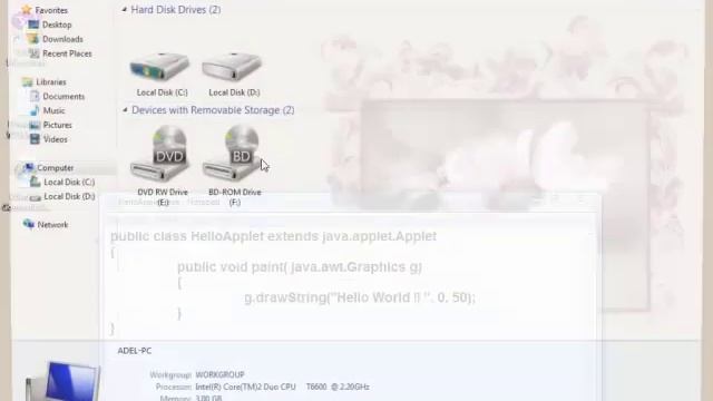 3- Java Run First Java Applet смотреть онлайн