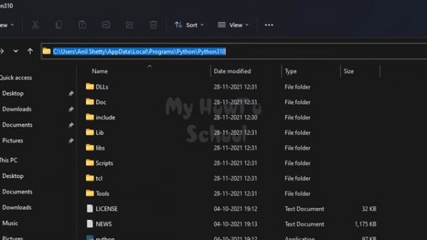 How to Add Python Installation to Path Environment Variable in Windows 11 OS