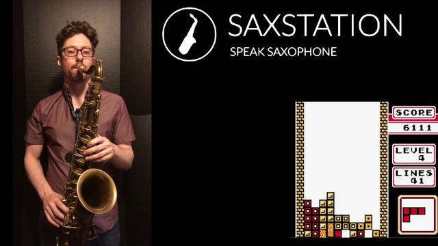 Saxophone Tetris Korobeiniki Tenor Sax 13 minutes смотреть онлайн