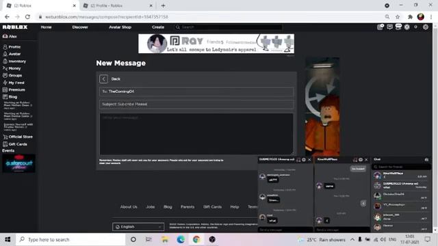 How To Send A Message In Roblox If Your Under 13+ смотреть онлайн