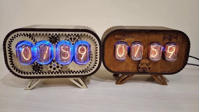 Nixie clock. Часы на газоразрядных индикаторах смотреть онлайн