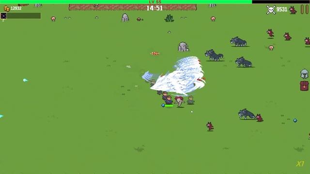 Warrior Max Tốc Đánh | Pixel Survivors : Roguelike (No Skill Mode) смотреть онлайн