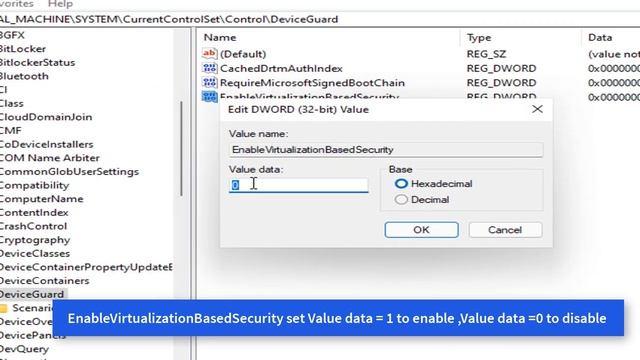 How to enable virtualization based security windows 11. смотреть онлайн