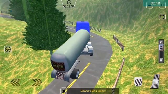 OffRoad Oil Tanker Truck Cargo Android Gameplay HD смотреть онлайн