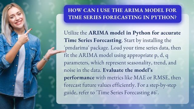 How Can I Use the ARIMA Model for Time Series Forecasting in Python? смотреть онлайн