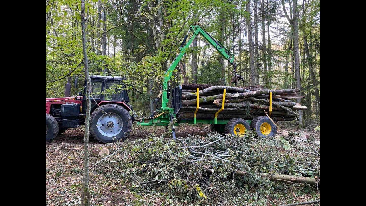 Гидрораспределитель для гидроманипулятора на базе трактора МТЗ. 8 секций с джойстиками и электро