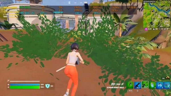 Fortnite | RTX 3070 + Ryzen 5 3600 | 1440P | Performance Mode