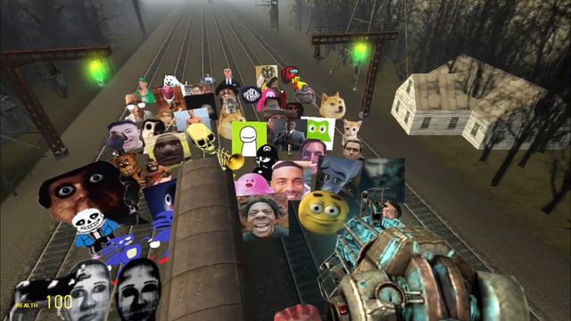 Nico's Nextbots Are Chasing The Train !!! (Part 3)