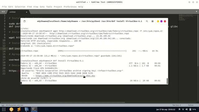 Fedora 28 - 32 | Como Instalar VirtualBox 6.1 en Fedora смотреть онлайн