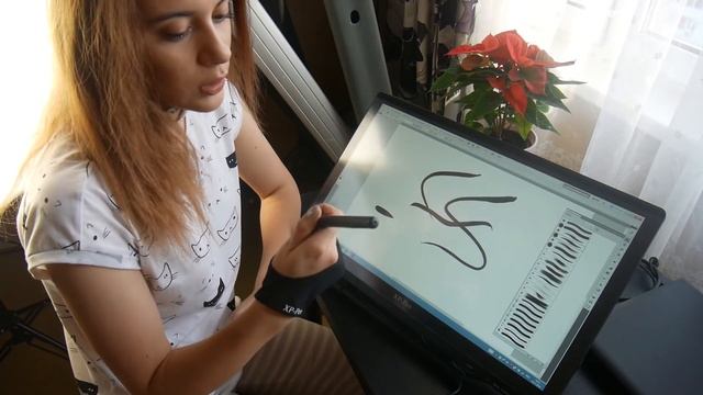 Мой графический планшет | XP-Pen Artist 22HD ❤ смотреть онлайн