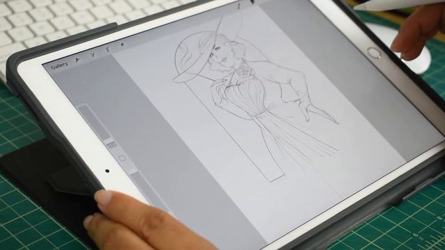 Let's Draw Lady Dimitrescu Fan Art from Resident Evil Village | Draw With Me смотреть онлайн
