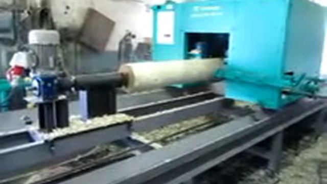 Изготовление монтажного (лунного, продольного) паза на оцилиндровочном станке ОСМ-500 ПО "Диаком" смотреть онлайн