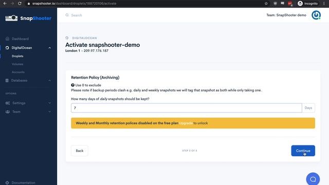 Backup DigitalOcean Daily with SnapShooter смотреть онлайн