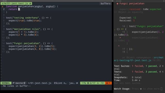06 [React Testing Jest & RTL] Menguji sebuah fungsi смотреть онлайн