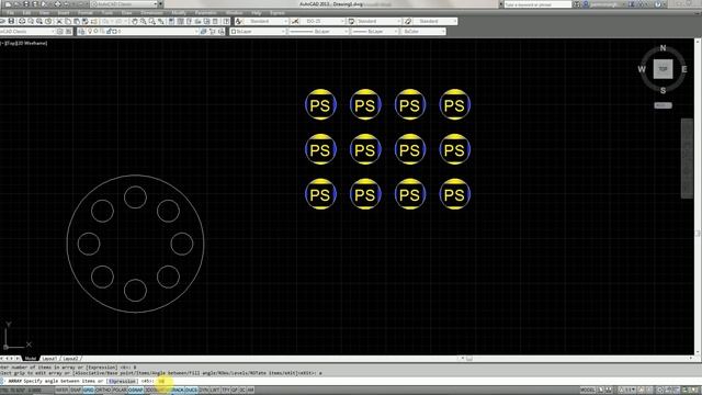 AutoCAD : Use of Array Rectangular,Polar,Path смотреть онлайн