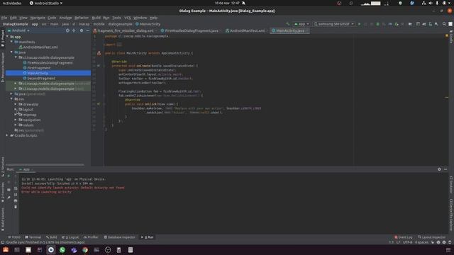 Ejemplo de Uso de DialogFragment y SnackBars смотреть онлайн