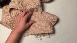 Как связать детский комбинезон с капюшоном. ENG SUB  #вязание#knitting