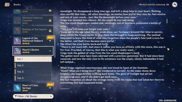 Heart's Desire All Books Locations Genshin Impact смотреть онлайн