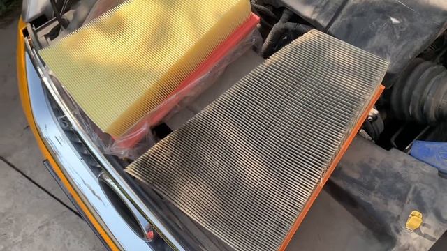 Ford Galaxy 2.3 2008 год замена воздушного фильтра