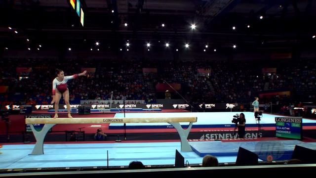 HAEMMERLE Elisa (AUT) - 2019 Artistic Worlds, Stuttgart (GER) - Qualifications Balance Beam смотреть онлайн