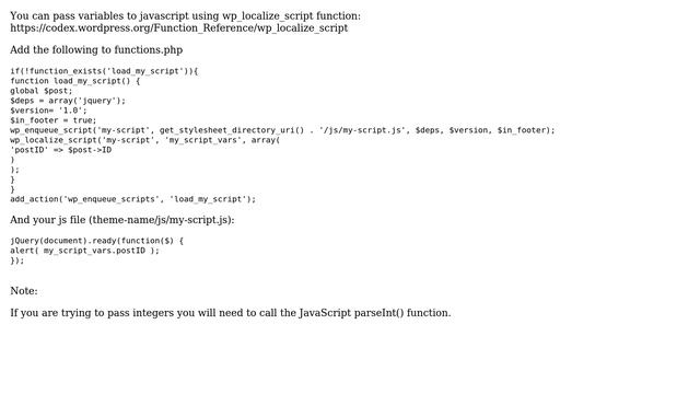 Wordpress: Get the current post ID as a variable in Javascript (5 Solutions!!) смотреть онлайн