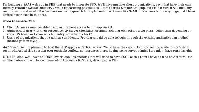 DevOps & SysAdmins: Single Sign On with multiple Identity Providers from PHP web app смотреть онлайн