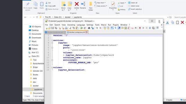 fast install jupyterlab with docker compose for data scientist смотреть онлайн
