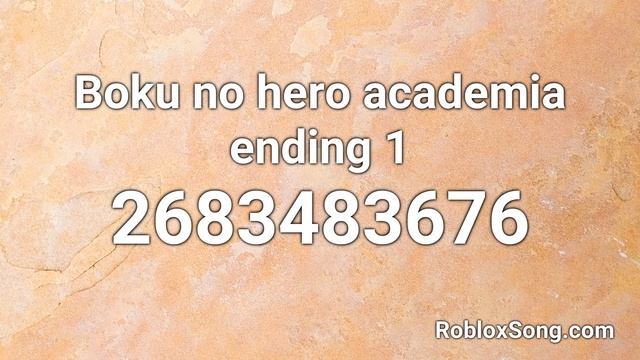 Boku no hero academia ending 1 Roblox ID - Roblox Music Code смотреть онлайн
