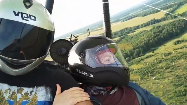 Полет на дельталёте. Как интересно жить после 45! смотреть онлайн