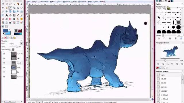 Creature Drawing in GIMP [1] смотреть онлайн