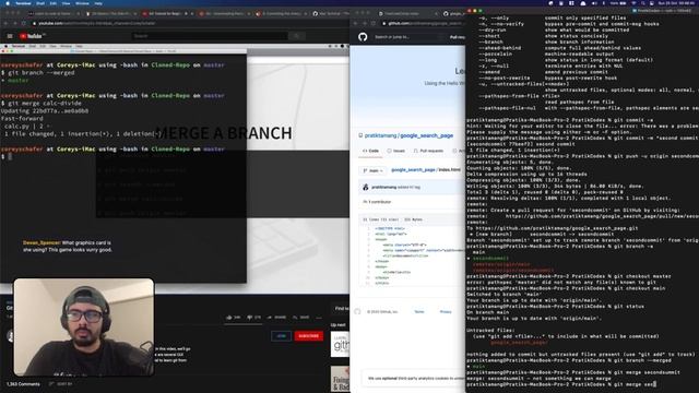 The Basics of Git | Pushed my first test projects to Git using the Terminal! смотреть онлайн