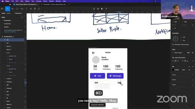 Figma 101: Marketplace App Design смотреть онлайн