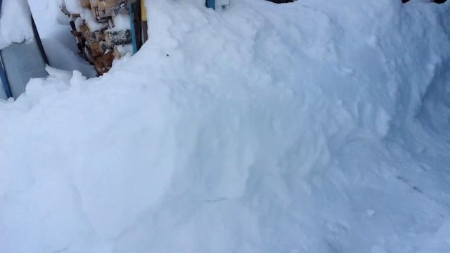 Деревня после снегопада. смотреть онлайн