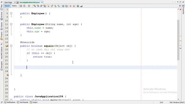 Quá tải equal() hoàn hảo trong Java, Học lập trình Java bằng Tiếng Việt смотреть онлайн