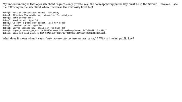 Unix & Linux: Does ssh client need public key, also? (2 Solutions!!) смотреть онлайн
