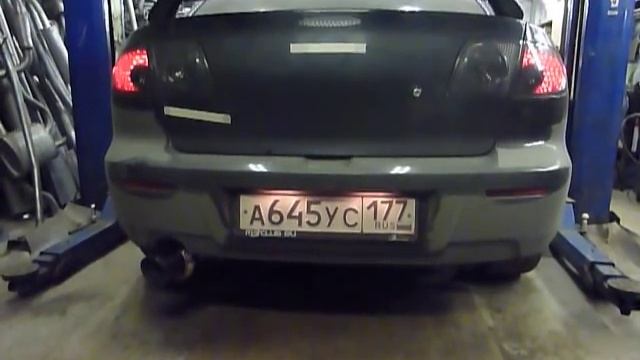 Тюнинг Mazda 3 изготовление и установка прямотока. смотреть онлайн