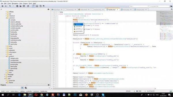 Уроки CMS OpenCart 3 для новичков. #5 - если ГЛАВНАЯ ٩(͡๏̯͡๏)۶ то выводим