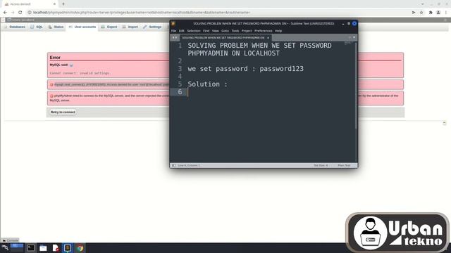 Troubleshooting can't connect to PHPMyAdmin after setting password on localhost смотреть онлайн