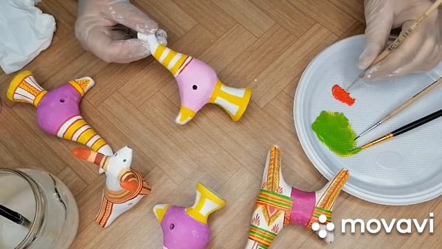 Мастер-класс "Роспись филимоновской игрушки" смотреть онлайн