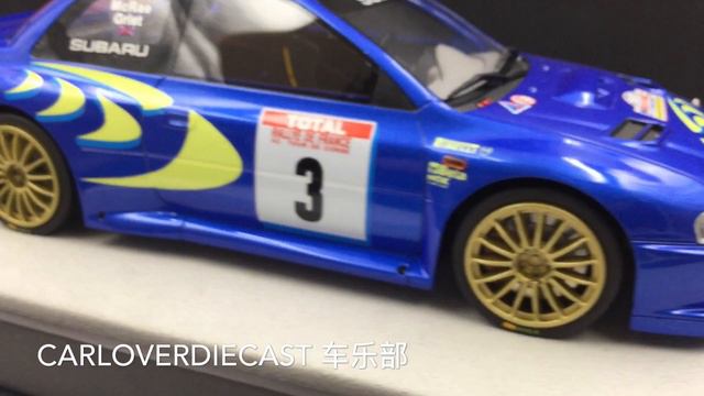 Top Marques 1:18 Impreza S4 WRC Tour De Corse Resin Car Model TOP40B