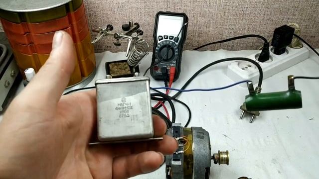 Очень простое подключение мотора КД-6-4УХЛ4. Своими руками! смотреть онлайн