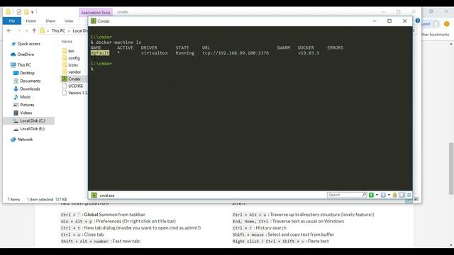 cmder for Windows | Run Docker from cmder | Windows best command line |A Better Windows Command Lin смотреть онлайн