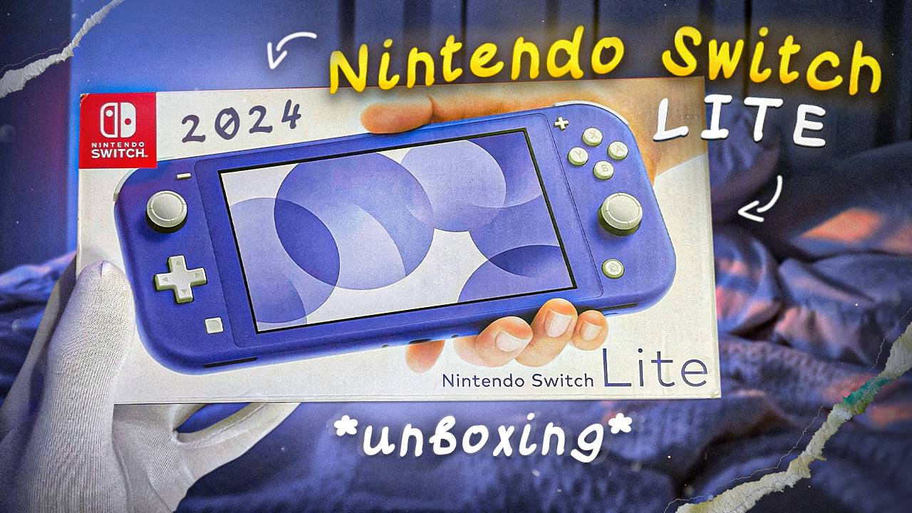 Распаковка / Unboxing Nintendo Switch Lite 2024 смотреть онлайн