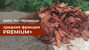 Мульча - кора лиственницы средней фракции, как правильно мульчировать почву