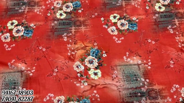 Digital Print 5 Mtr. Suits||(Rs.487 ONLY) Cotton Base Fabric-Summer Fabric смотреть онлайн