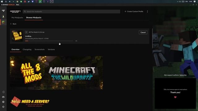 HOW TO: Install Minecraft Modpacks 1.20 2023 | Curseforge смотреть онлайн