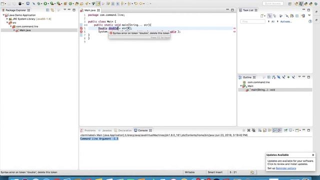 Java Command Line Multiple Choice Question смотреть онлайн